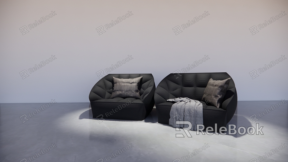 Modern Single Sofa Lazy Sofa model