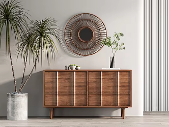 Nordic Entrance Cabinet 3d model