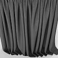 Black Curtains For Home Decor With Velvet And Mesh Textured Styles