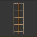 Wooden Multi Tiered Corner Shelf with Modern Design for Home Storage and