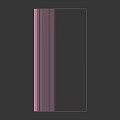Silver Classical Wall Decor Featuring Intricate Carvings Columnar Structure and Curved Ornaments