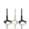 Modern Black And White Tripod Candle Holders With Three Stylish Designs