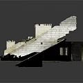 Unfinished Construction Building Interior With Brick Walls Concrete Structures And Exposed Window Frames