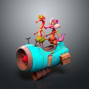 Cartoon Characters Cartoon Animals Cartoon Small Animals Game Characters Virtual Characters Anime Characters Cartoon Elves 3d model