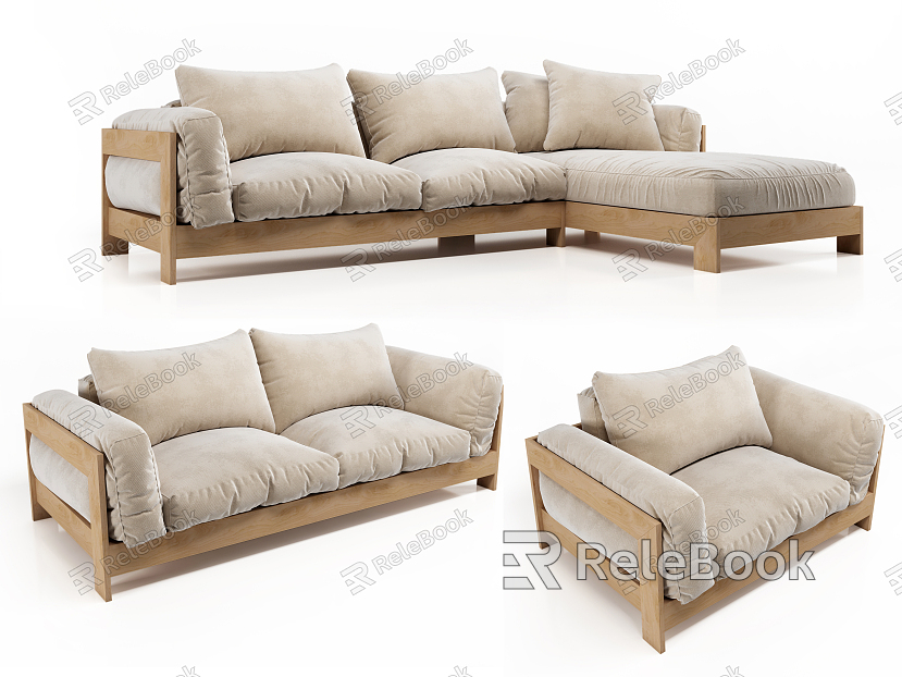 Nordic Combination Sofa Sofa Combination model