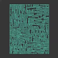 Contemporary Square Carpet With Light Gray Textured Pattern For Modern Living Room Decor