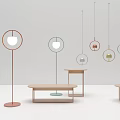 Modern lamp combination 3d model