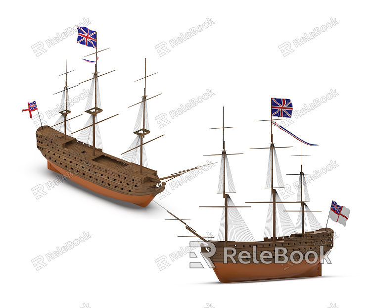 Modern Sailing Wooden Sailing model