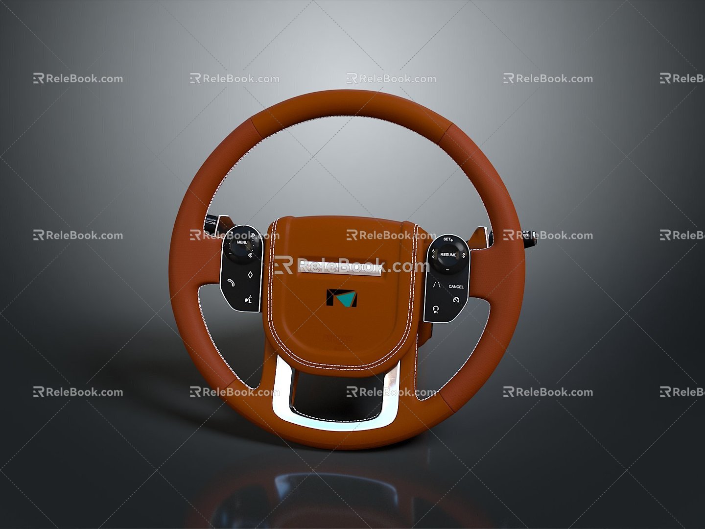 Steering wheel car steering wheel car parts life supplies 3d model