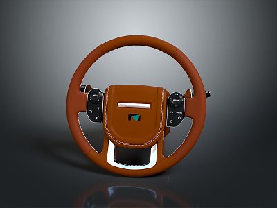 Steering wheel car steering wheel car parts life supplies 3d model