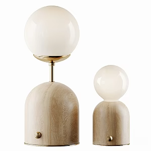Nordic Table Lamp 3d model