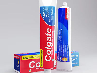 Colgate Advanced Protection Toothpaste For Strong Teeth Daily Oral Health Care 3d model
