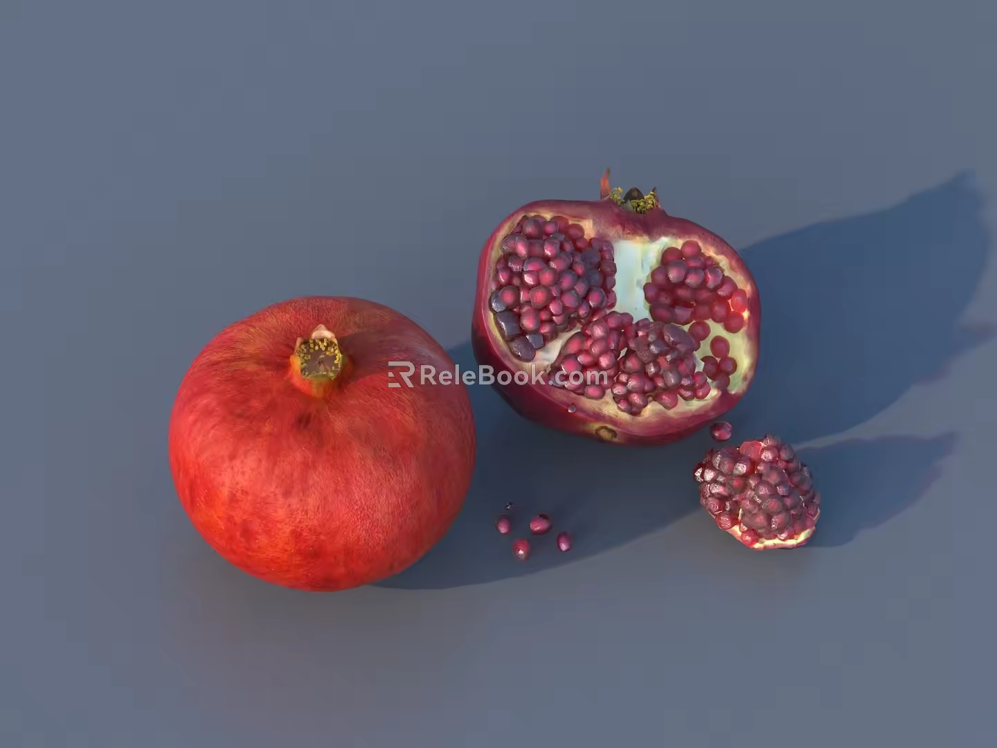 Pomegranate 3D Model 3d model