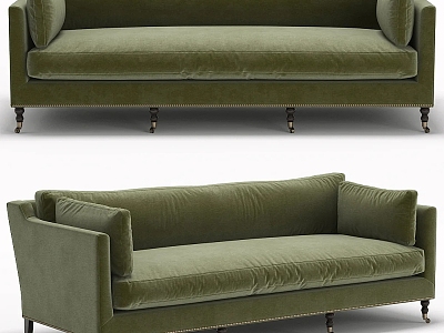 Light Luxury Green Sofa model