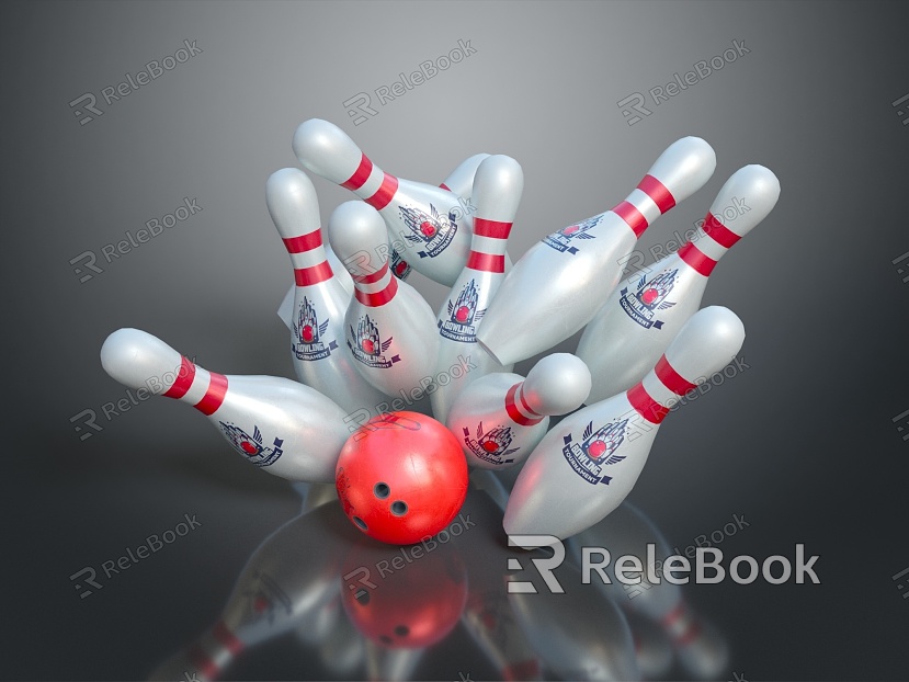 Bowling Sports Equipment Game Items Game Equipment model