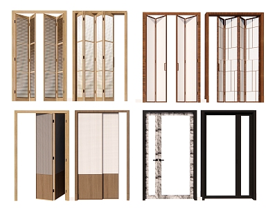 modern folding door model