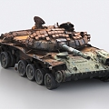 T72B Tank Wreck Scrapped Tank Abandoned Tank 3d model