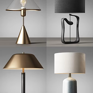 Modern table lamp 3d model