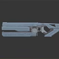 Modern Sci-Fi Gun Sci-Firearms Sci-Fi Game Gun Games Firearms Game Gun 3d model