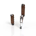 Industrial Rusty Metal Mechanical Arm Equipment With Different Sizes Wheels And Structural Parts