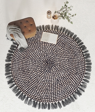 Modern Round Carpet 3d model