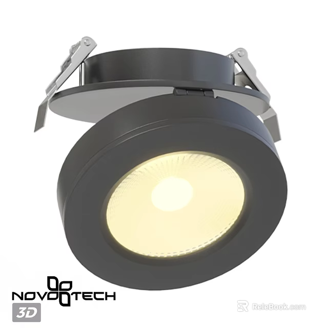 Modern Black Recessed Downlight Spotlight LED Lighting For Home Ceiling 3d model 