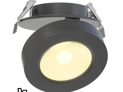 Modern Black Recessed Downlight Spotlight LED Lighting For Home Ceiling 3d model