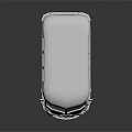Modern bus minibus minivan driverless bus school bus 3d model