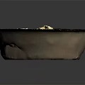 Cooked White Rice Topped With Fresh Herbs In Ceramic Bowl On Dark Background