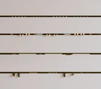 Modern Track Spotlights Embedded Magnetic Lights Linear Lights Steering Spotlights Downlight Bucket Lights Grid Duct Lights 3d model