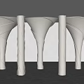 Special-Shaped Column Petal Column Spiral Column Creative Package Column Decorative Column Shape Column 3d model
