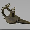 Vintage Bronze Furniture Decorative Ornament with Intricate Dragon Design and Classic Style