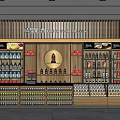 Modern Grocery Supermarket Interior With Organized Shelves Beverages Snacks And Diverse Products