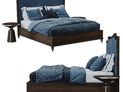 double bedroom furniture bedside table bed model