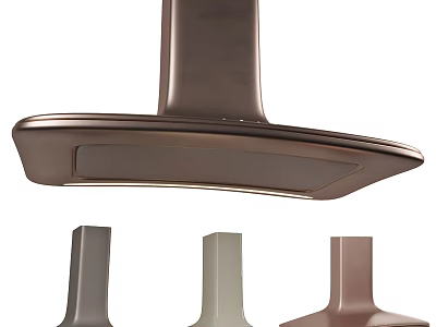 Stylish Kitchen Appliances Range Hoods with Multiple Colors for Modern Kitchens 3d model