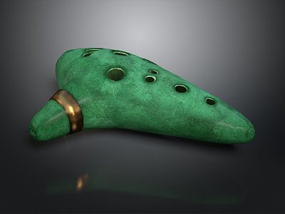 Ocarina Flute Time Flute Time Flute Zelda Time Flute Musical Instruments Ancient Musical Instruments Living Supplies 3d model