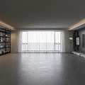Modern Open Bookshelf Interior Design With Multiple Shelves And Stacked Books
