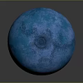 Blue Textured Sphere Daily Life Decorative Home Item With Modern Design