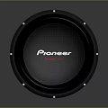 Pioneer High Quality Subwoofer Audio Device With Black Circular Design And Powerful Bass