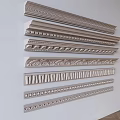 Different Decorative Gypsum Cornice Molding Styles with Various Patterns for Home Interiors