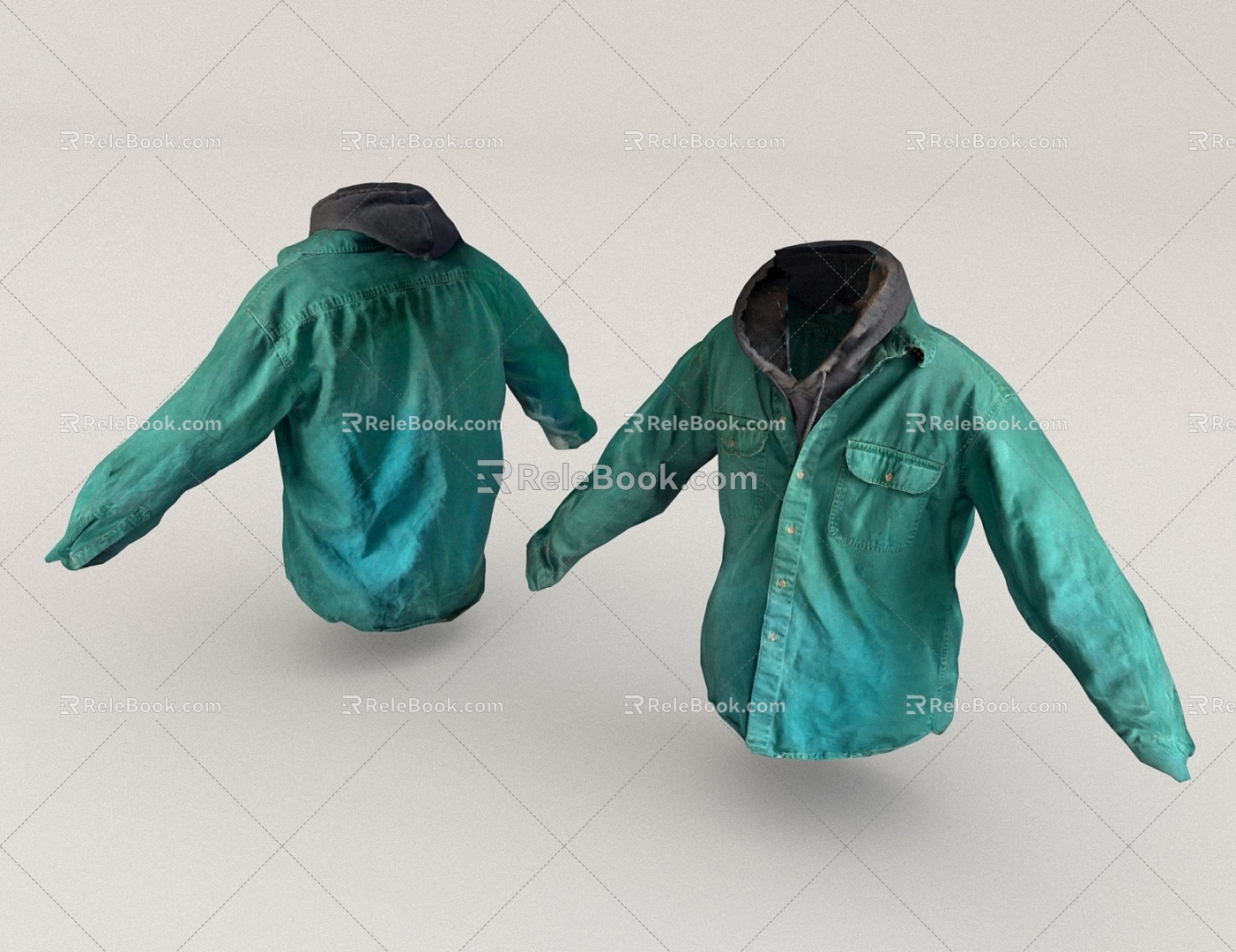 Jacket Tee 3d model