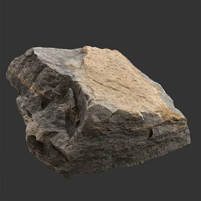 Natural Wood Stone Material With Raw Texture And Solid Surface 3d model