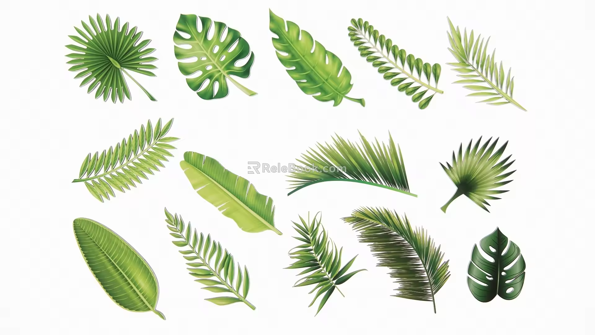 Palm Tree Silhouette 3d model