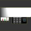 Household Self Service Terminal With Digital Keypad And Green LCD Screen For Daily Use