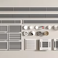 Air Conditioner Vents Various Types And Styles For Home Interior Design