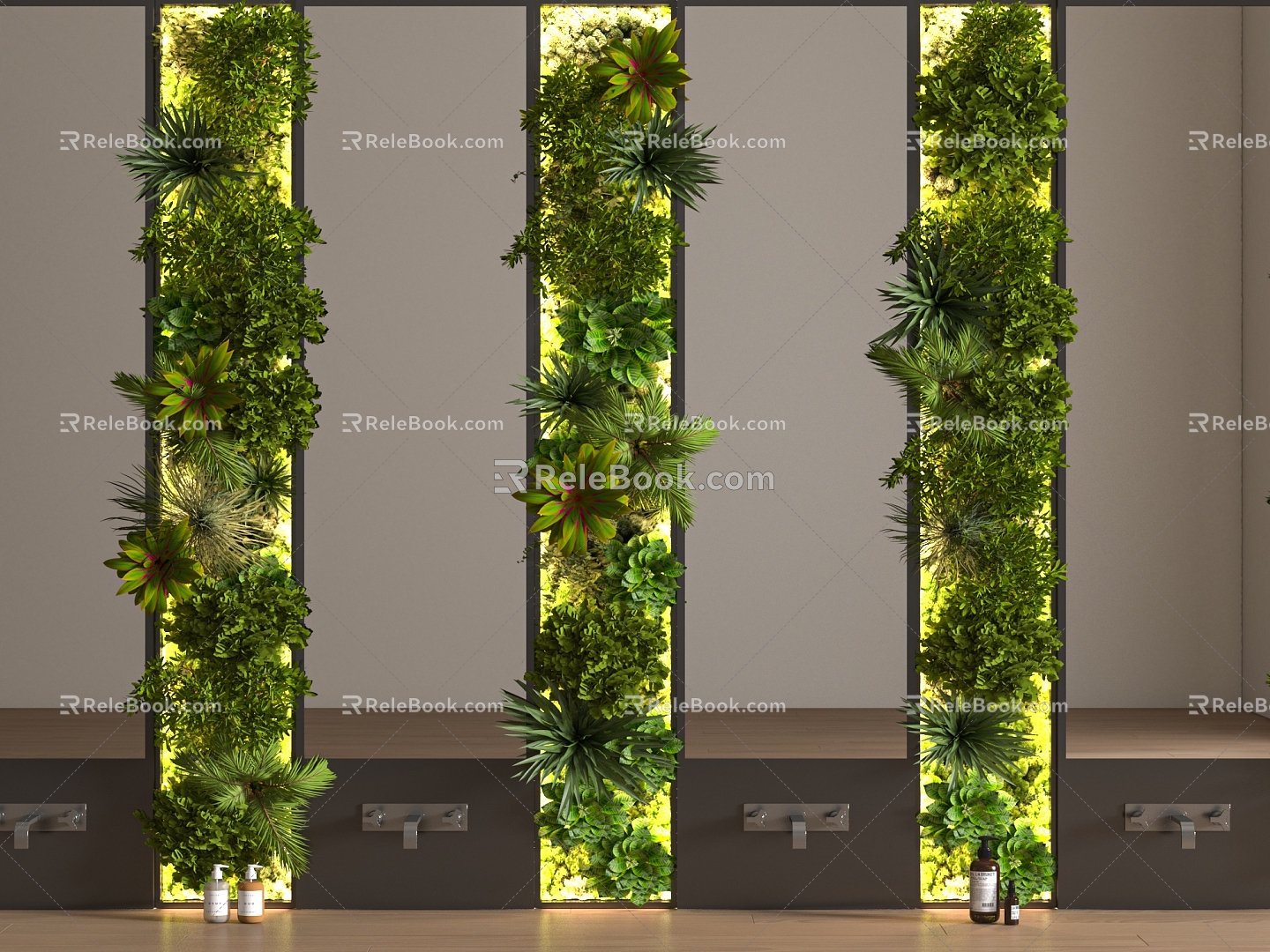 Plant Wall Plant Wall 3d model