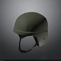 Light Green Protective Helmet Shell Design With Chin Strap And Side Vents