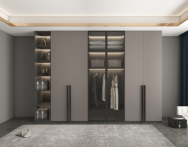 Modern wardrobe 3d model