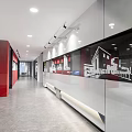 Modern Public Office Building Institute 3d model