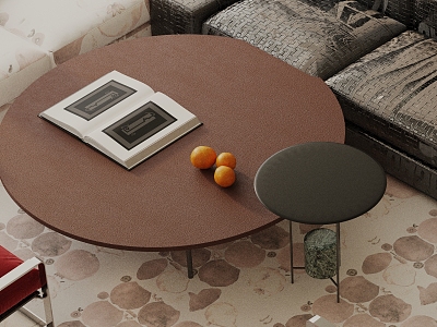 Modern coffee table model